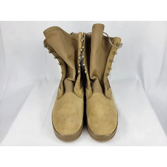 Vibram Military Hot Weather Coyote Combat Boots Mens Size 10 R Regular 798 Brown - Picture 10 of 12